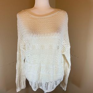 BeachLunchLounge Tatiana white sweater